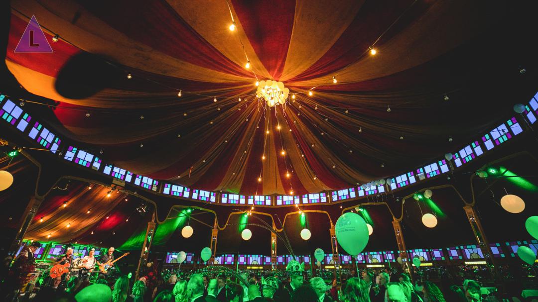 Spiegeltent bij De Budde – locatie sfeerbeeld
